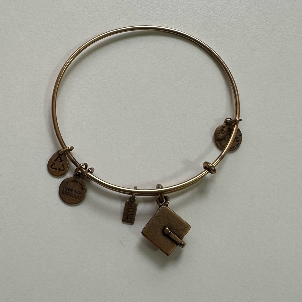 Like new - Alex and Ani Graduation Cap 2014 Bracelet Adjustable